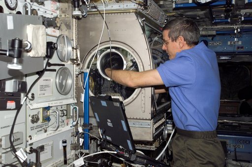 PromISS 4 hardware set up in the MSG during Expedition 12