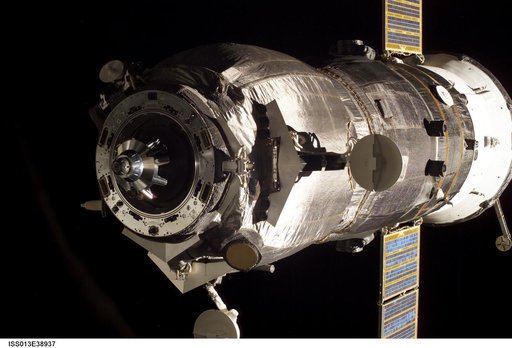 Progress 20P after undocking from the ISS during Expedition 13