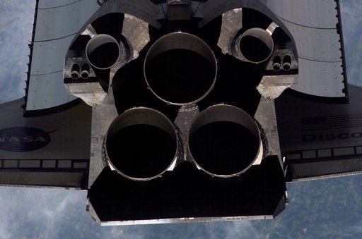 Mapping sequence performed during the STS-121 R-Bar Pitch Maneuver