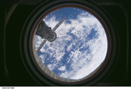 Progress 22 Spacecraft docked to the ISS
