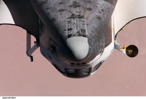 Mapping sequence performed during the STS-115 R-Bar Pitch Maneuver