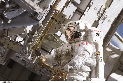 MacLean relocates APFR during EVA 2