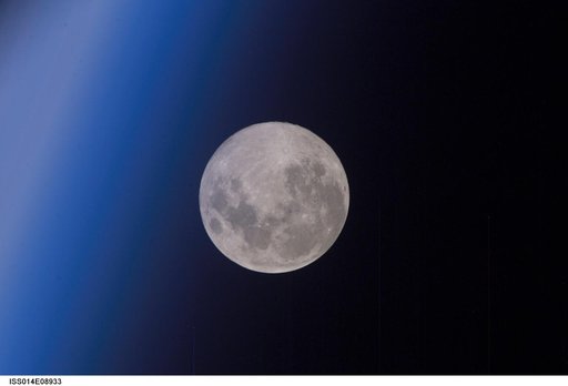 Full Moon as seen from ISS