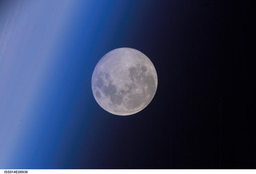 Full Moon as seen from ISS