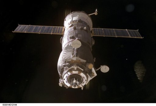 Undocking of the Progress 22 spacecraft