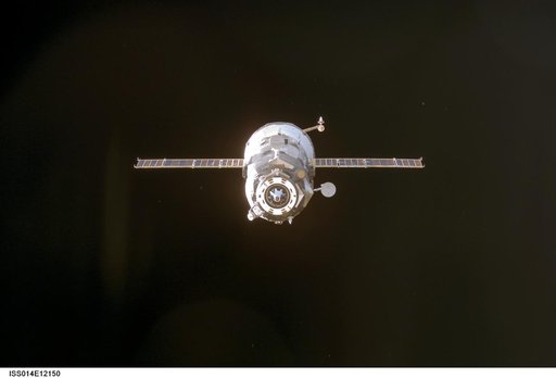 Undocking of the Progress 22 spacecraft