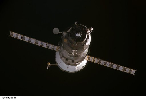 Undocking of the Progress 22 spacecraft
