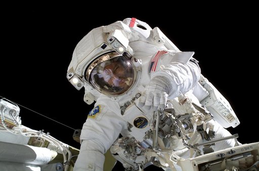 Lopez-Alegria during EVA 8