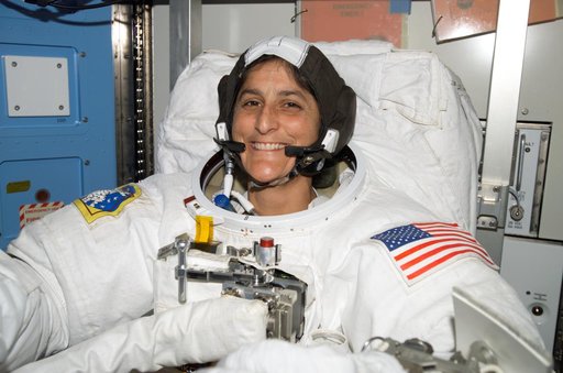 Williams in Quest prior to EVA 8