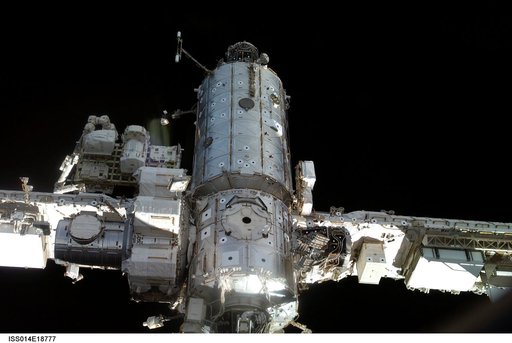 ISS seen from Soyuz 13 spacecraft