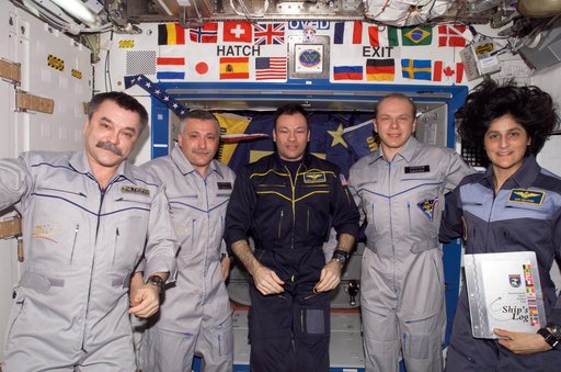 Expedition 14 / Expedition 15 Joint crew portrait
