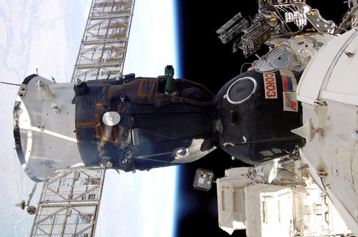 Docked Soyuz Spacecraft during Expedition 15