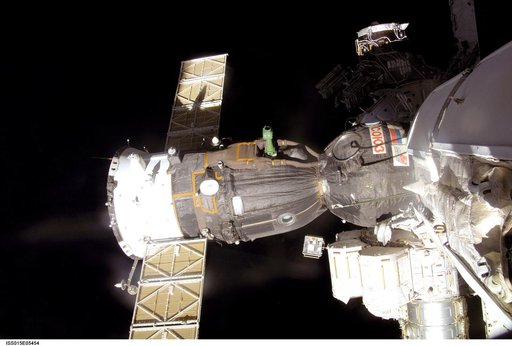 Docked Soyuz Spacecraft during Expedition 15