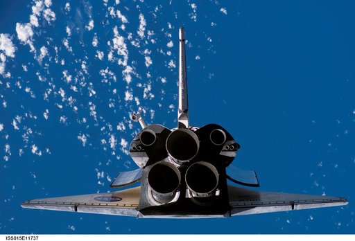Atlantis and Payload on approach to the ISS during the STS-117 Mission