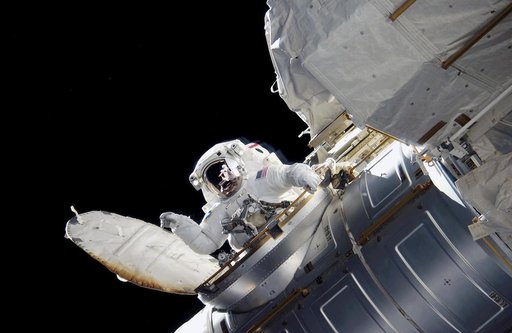 Reilly during a session of EVA during Expedition 15/STS-117 Joint Operations