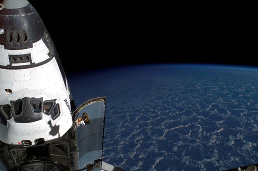 STS-118 Endeavour docked to PMA 2 during Joint Operations with Expedition Fifteen