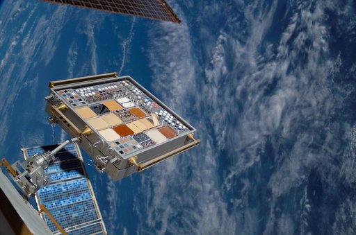 View of MISSE PEC taken during STS-118/Expedition 15 Joint Operations