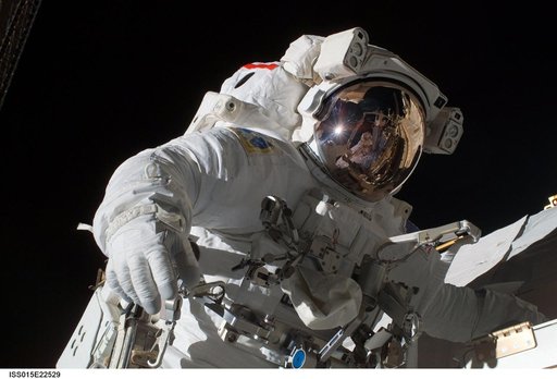 View of MS Mastracchio during EVA 3 for Expedition 15 / STS-118 Joint Operations