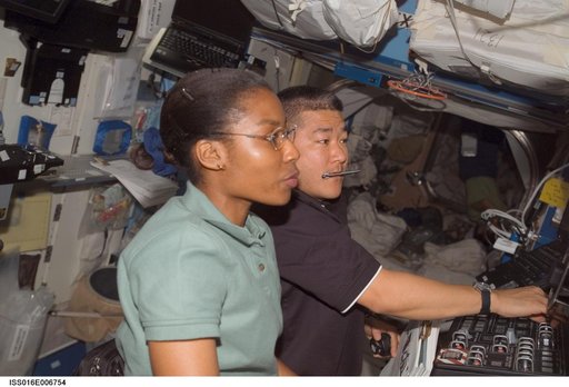 Wilson and Tani in the U.S. Lab