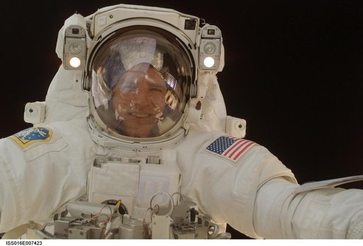 Parazynski during EVA 3