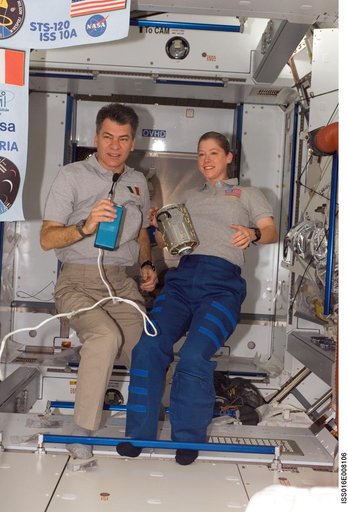 Nespoli and Melroy in Node 2
