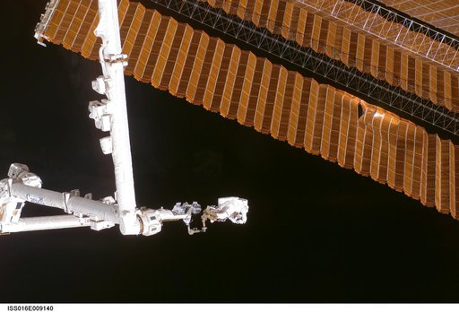 Parazynski during Expedition 16/STS-120 EVA 4
