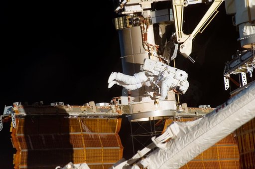 Wheelock during Expedition 16/STS-120 EVA 4