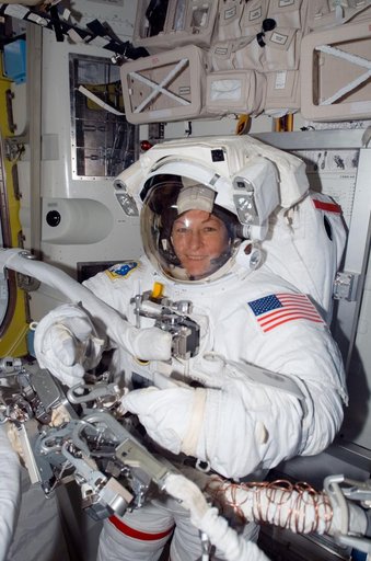 Whitson in the A/L prior to EVA 11/Bravo