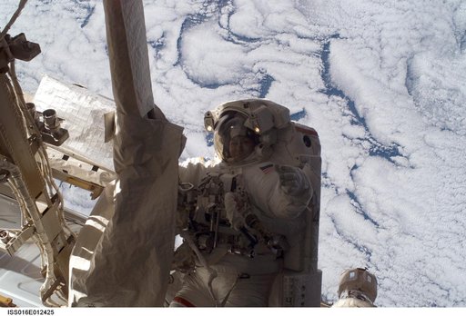 Whitson during EVA 12/Charlie