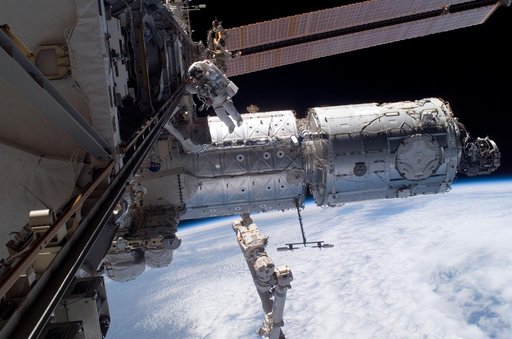 Whitson during EVA 12/Charlie