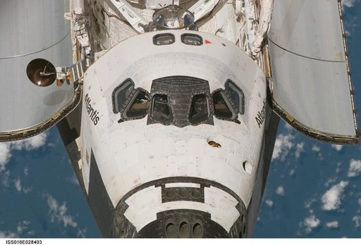 Mapping Sequence performed during the STS-122 R-Bar Pitch Maneuver