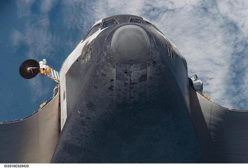 Mapping Sequence performed during the STS-122 R-Bar Pitch Maneuver
