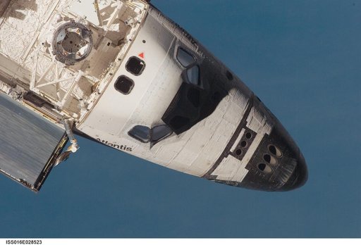 Mapping Sequence performed during the STS-122 R-Bar Pitch Maneuver