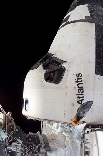 Poindexter and Frick on docked Atlantis