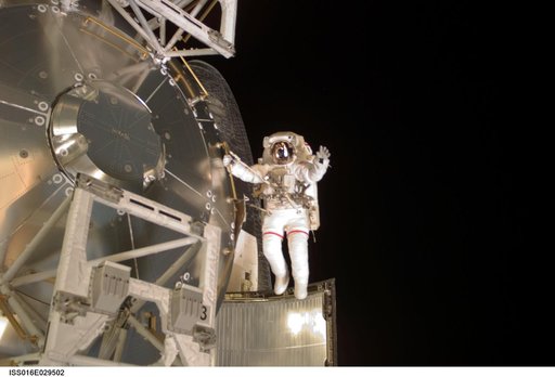 Walheim during EVA 3
