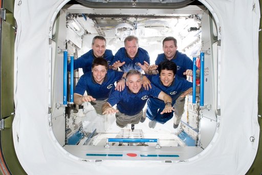 STS-123 Crewmembers in JLP