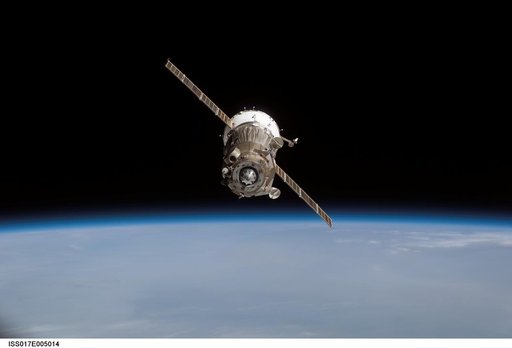 Soyuz TMA-11 spacecraft departs the ISS