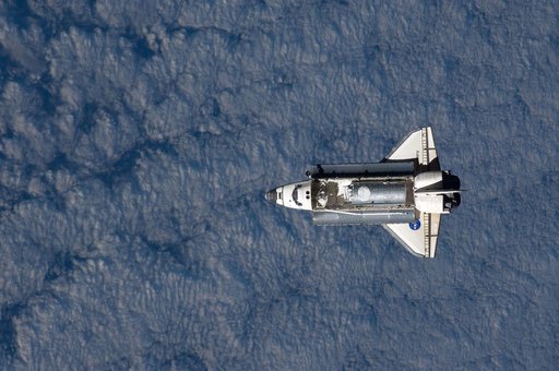 Discovery and Payload on approach to the ISS during the STS-124 Mission