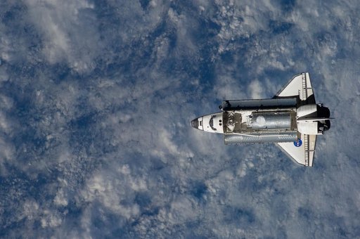 Discovery and Payload on approach to the ISS during the STS-124 Mission