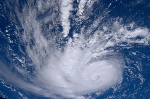 Hurricane Bertha taken by the Expedition 17 Crew