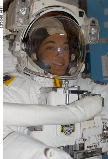 ISS Expedition 18 STS-126 EVA 1 Prep in Joint Airlock