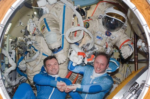 Orlan-M Space Suit Inspection for Extravehicular Activity (EVA) 21