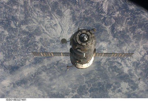 ISS Expedition 18 Progress 31P Separation