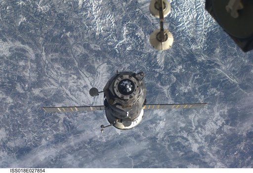 ISS Expedition 18 Progress 31P Separation