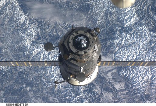 ISS Expedition 18 Progress 31P Separation