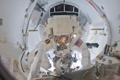 STS-119 Extravehicular Activity (EVA) 2 Egress