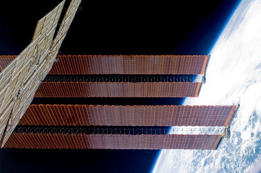 Starboard (STBD) Solar Array Wings (SAW)