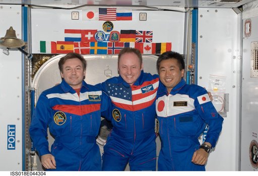 Expedition 18 Crew Photo in Node 2 Harmony