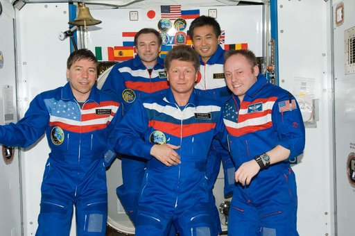 Expedition 18 Crew Photo in Node 2 Harmony