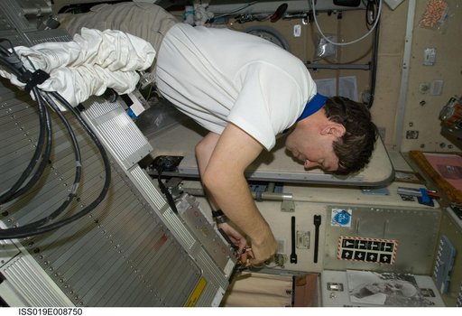 Barrett during TVIS maintenance